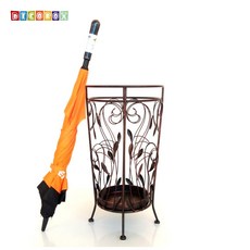 DecoBox 藤舞圓形紅銅色多功能傘架, 詳見包裝, 詳見包裝