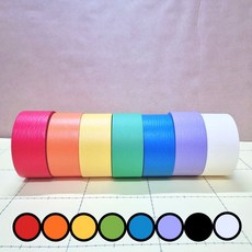 50mmX40m 마스킹테이프 칼라 종이테이프 다꾸, 퍼플, 1