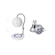 다빛이 캔들워머 단품 터치타이머 캔들워머 LED무드등 높이조절 할로겐전구2개 자체제작상품, 화이트, 0