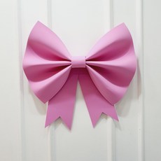 감성 크리스마스 캠핑용품 소품 리본 소품, 1개, 분홍