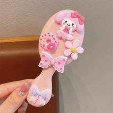 산리오 입체 미니 헤어브러쉬 빗, 1개, 마이멜로디