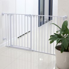 HK.sell 공간 분리 폴딩형 양면개폐 빅도어 안전문 추가패널, 1개, 화이트