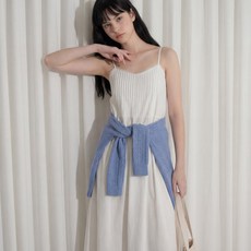 [빅사이즈]러블리 여성 링클 나시 롱 원피스 나시 빅사이즈 민소매 뷔스티에 하객룩 끈나시