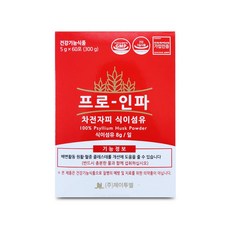 인파실 차전자피 식이섬유 건강기능식품 프로인파 60포, 1개, 300g