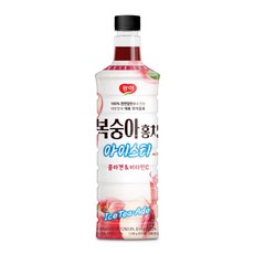 복숭아홍차 베이스, 6개, 970ml