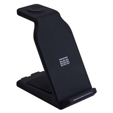 트리플블랙 갤럭시워치 호환 RX 4 in 1 충전 스테이션, 블랙, 1개