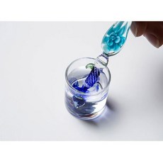 야자컴퍼니 캘리그라피 글라스펜 글래스펜 유리펜 딥펜 /펜/받침대/잉크/상자 세트 5컬러, 초록색