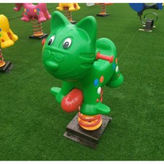 놀이터 어린이 시소 캠핑장 공원 키즈카페 야외 놀이기구, 33 만화고양이