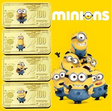 小黃人紀念方型幣動漫禮物：男孩生日獎品、學生搞笑金屬工藝收藏, 卡爾,單幣（方）