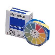 ADVANTEC pH시험지 UNIV WR BCG BTB pH test paper, BCG pH 4.0-5.6, BCG pH 4.0-5.6