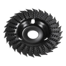 HARFINGTON 목재 조각 디스크 그라인더 휠 12.7cm(5인치) 커팅 2.2cm(7/8인치) 아버 목공 앵글 샌딩 쉐이핑 폴리싱 그라인딩용, HARFINGTON 목재 조각 디스크 그라인더 휠 12