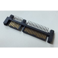 【IF】SATA 22pin 公 90度 SMD 7+15pin 正向 硬碟連接器，節省空間，穩定耐用, 1個