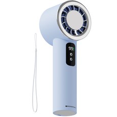구스페리 급속 냉각 휴대용 무선 손선풍기, 블루, MCF-004