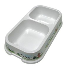 비벤지 강아지 밥그릇 애견 식기 고양이 그릇 2구 애견식기 밥그릇 강아지식기 급식기 물그릇 급수기 dew+6874tj