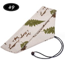 日式和風餐具收納袋，綁繩設計刀叉湯匙環保餐具袋，臺灣現貨快速出貨交換禮物推薦, 1個, 橫開綁繩款, 信箋