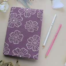 【日系花花】可調式布書衣 媽媽手冊/寶寶手冊 A6 A5 B6 50K 25K 32K 20K 16K, 1個