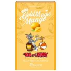 愛麗芒果 Gold Magic Mango 湯姆貓與傑利鼠茶包 (15茶包), 12g, 1個