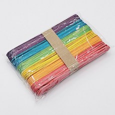 [훈민] 칼라 하드스틱 (대) 약50개 약15cmX1.8cm 아이스크림 막대 캔들 하드바