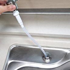 싱크대설치 매립형세제통 주방디스펜서 호스연결형 세척용품 싱크대부착 1점2m