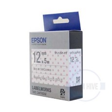 엡손라벨테이프 도트코스모스 12mm 5M 라벨기리본 라벨용지, 본상품선택, 본상품선택