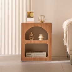 온드 A3타입 다용도 수납장 협탁 침대협탁 협탁테이블, 아카시아, 1개