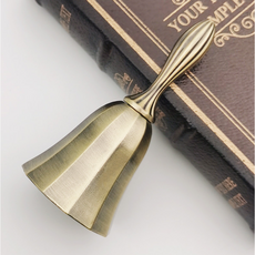 미니 핸드벨 감성 인테리어 장식품, 1개, 무광 골드