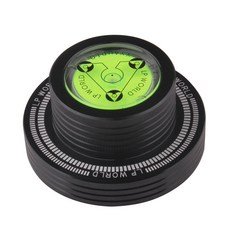 LP WORLD 唱盤水平儀 黑膠唱片音響調音配件 精準測量校正工具, 黑色, 70-406-01
