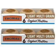 토마스 라이트 멀티그레인 잉글리시 머핀 340g Thomas English Muffins, 2세트