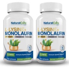 내츄럴큐어랩스 엘라이신 모노라우린 효능 600mg, 100정