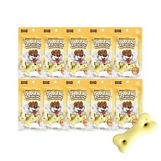 (2개묶음)멍스켓 강아지 비스켓(황태 오트밀)40gX10개(유통27년1월16일), 10개, 40g, 기타