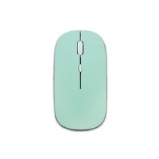 O 靜音無線充電滑鼠鍵盤組，雙設備連接，超靜音設計，人體工學舒適握感, 蒂芬妮綠