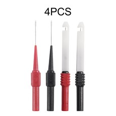 0.7mm 30V 자동차 팁 프로브 진단 도구 자동 멀티 미터 테스트 리드 확장 백 피어싱 바늘 팁 프로브 기계, 03 4pcs