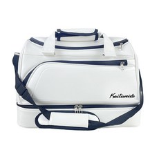 Kailiweide 高爾夫球包 PU皮防水球杆包 標準球童車載單肩時尚款, 白色衣物包