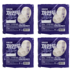 [정담두부집] 100% 국산콩 수제두부 서리태두부, 300g, 4개