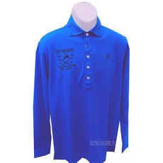 藍鯨高爾夫 Munsingwear企鵝 男長上衣(藍)#MGGJ2107-3704-6