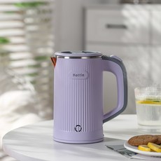 PPY居家好物 燒水壺電熱水壺 旅行出差便攜式小型110V, 黑色【分體式】,110V