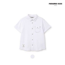 레노마 키즈 남아 다이마루 화이트 셔츠 R2421B302 35
