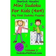 [원서] 페이퍼백 도서 미니 스도쿠 키즈용 (4x4) - 나의 첫 paperback Book Mini Sudoku For s (4x4) - My First Sudoku Puz