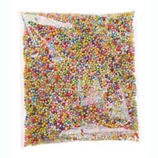 컬러볼 색깔스티로폼 알록달록 혼합구슬 초등기관 체험수업 동그라미폼, 2개, 혼합색상