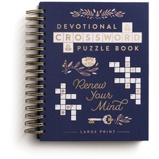 (英文圖書)Renew Your Mind: Devotional Crossword Puzzle Book (36 Daily Devotions with Inspirin... Spiral, Dayspring Publishing, English