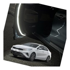 면발광 도어라이트 실내등 더뉴K3 기아 경고등 교체형, 모듈만 추가(부속품X)/도어라이트모듈(1개)