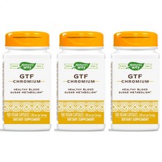 네이쳐스 웨이 GTF 크롬 100 캡슐, 3개, 100정