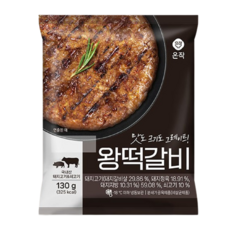 온작 왕떡갈비 130g, 6개
