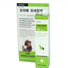 반려동물 귀 세정제 이어 클리너 강아지 고양이, 120ml, 2개