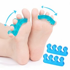 모먼토 실리콘 발가락 스펀지 벌려보게 다이어트 끼우개, 1세트