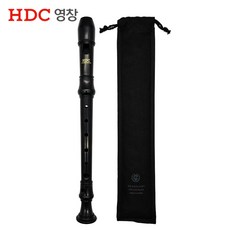 영창 블랙 리코더 HYRS 23G BLACK 소프라노 저먼식 교재용 악기, 1개