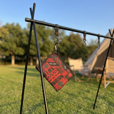 젠블리스 캠핑 등산 피크닉 접이식 경량 방석, 블랙