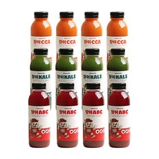 [밀투고] 랑이주스 클렌즈주스 ABC CCA KALE 350ml 3종, 12개