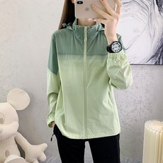 yvonnaka rbowiak 女款防曬外套，夏季戶外透氣涼感連帽外套