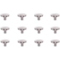 지아유이 트럼펫 액세서리 교체용 12개 슬라이드 핑거 링 홀더 나사 은도금